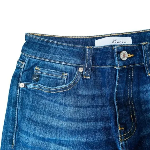 Kancan Mid Rise Super Skinny Dark Wash Jeans Size 7/27 - Picture 10 of 15
